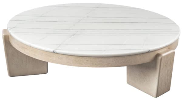 Lua Cocktail Table with Stone Top