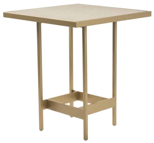 Rumba End Table with Stone Top