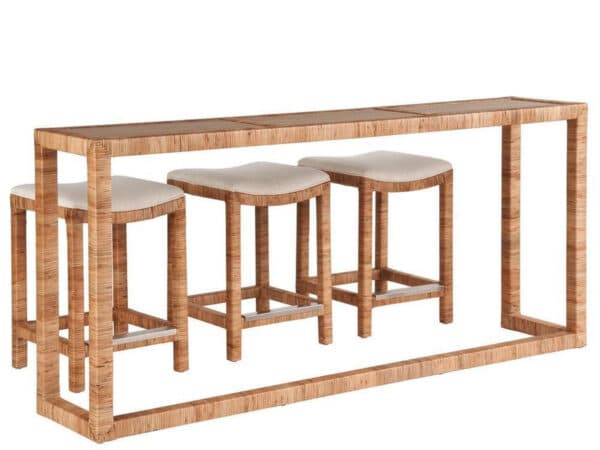 Sandbar Console Table with Stools