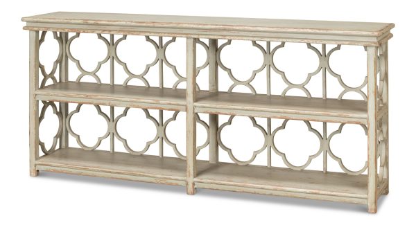 Quatrefoil Console Table