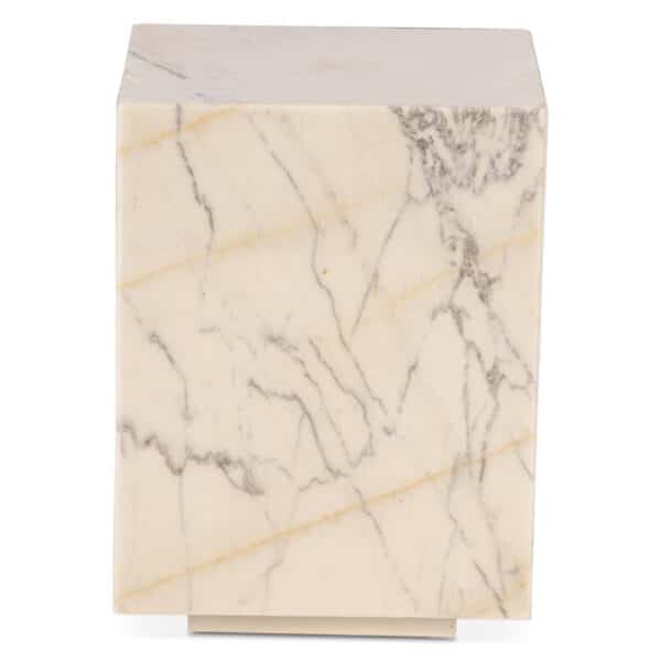 Nile Marble Drum Side Table