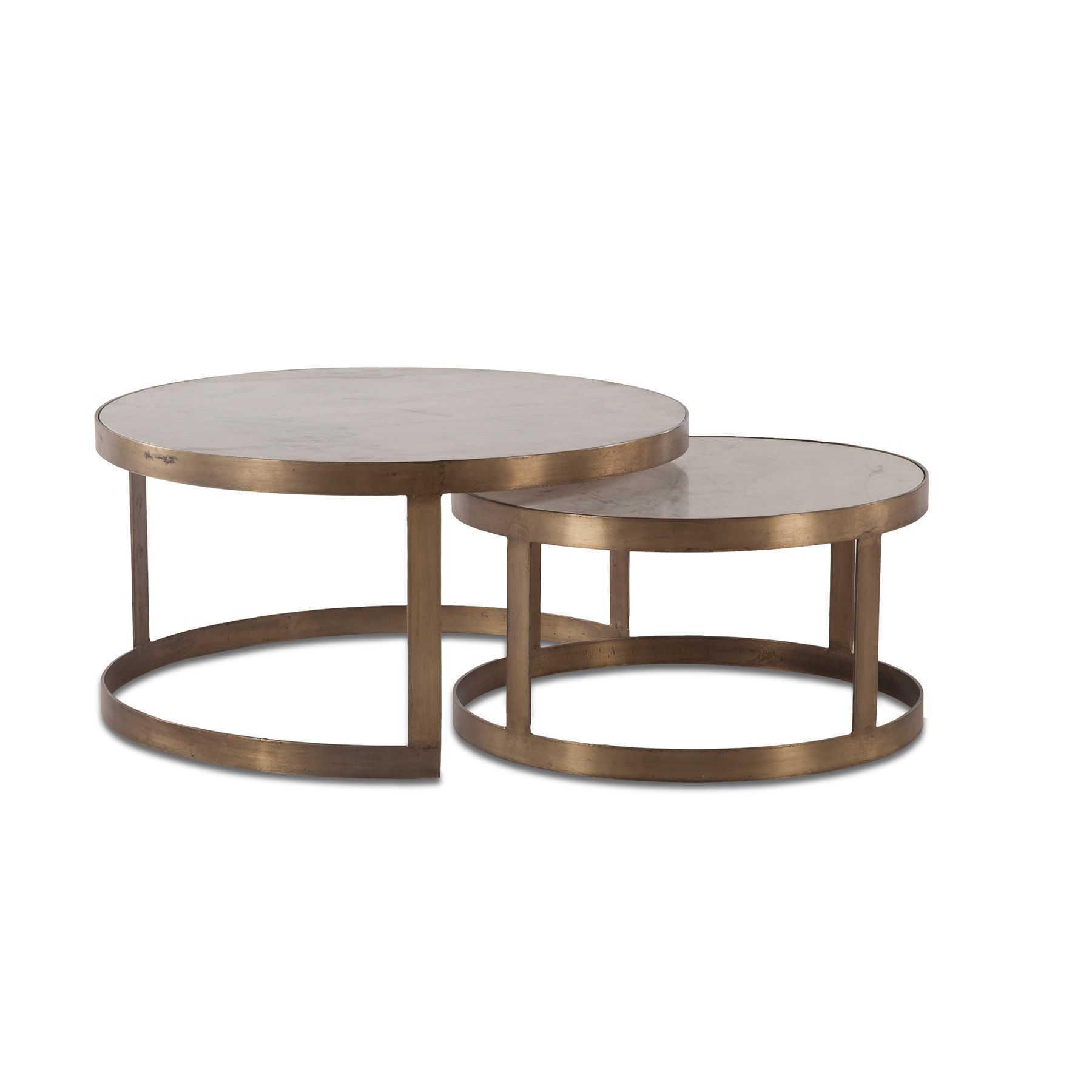 Michealangelo Nesting Coffee Tables, Set of 2