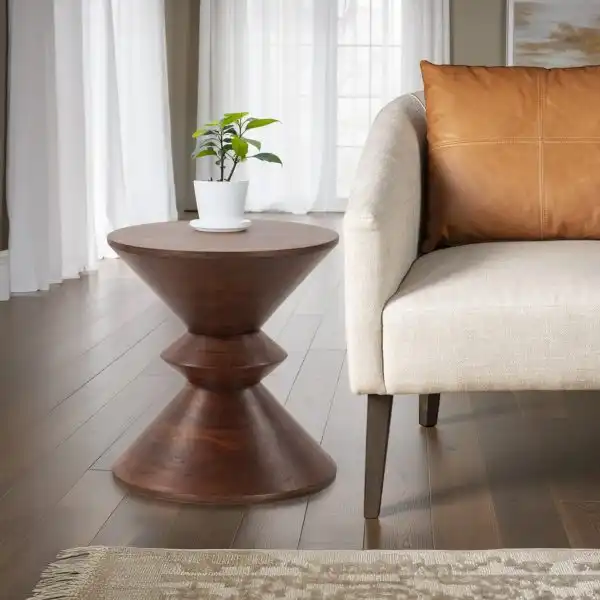 Jaipur Spool Accent Table