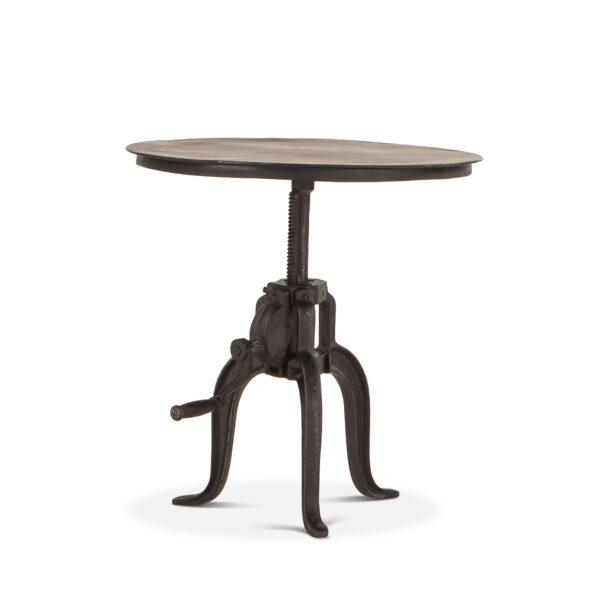Industrial Loft Adjustable Side Table