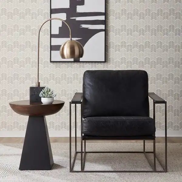 Jaipur Two Toned Round Accent Table