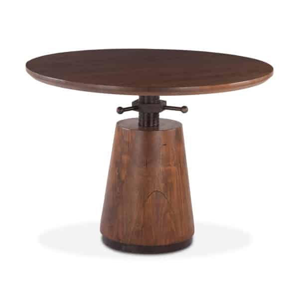 Industrial Modern Adjustable Round Dining Table