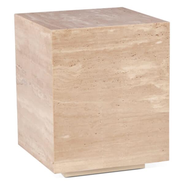 Nile Stone Drum Side Table