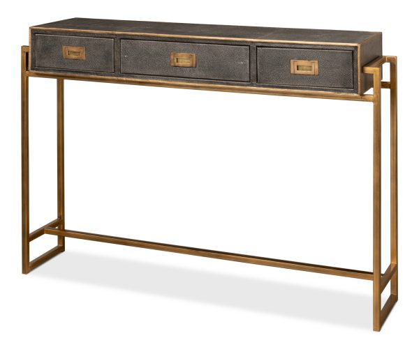 Shagreen Console Table