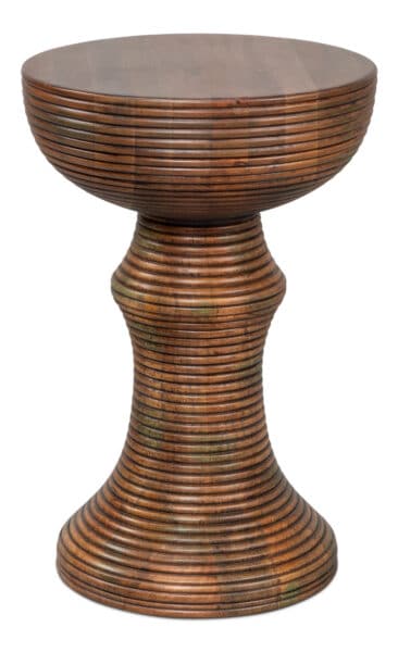Kayan Wood End Table