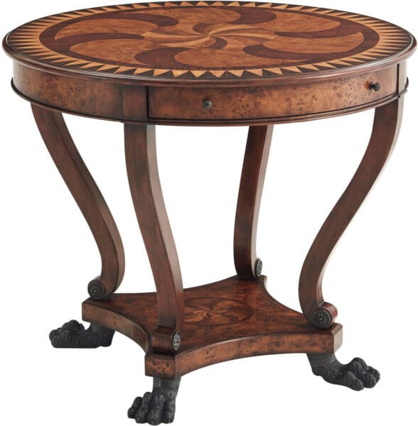 Swirling Teardrops Center Table