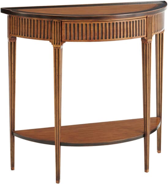 The Provincial Bowed Console Table