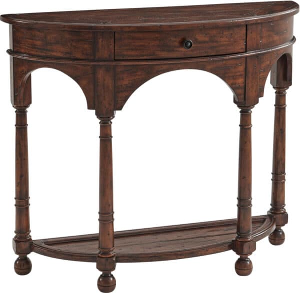The Bowfront Country Console Table