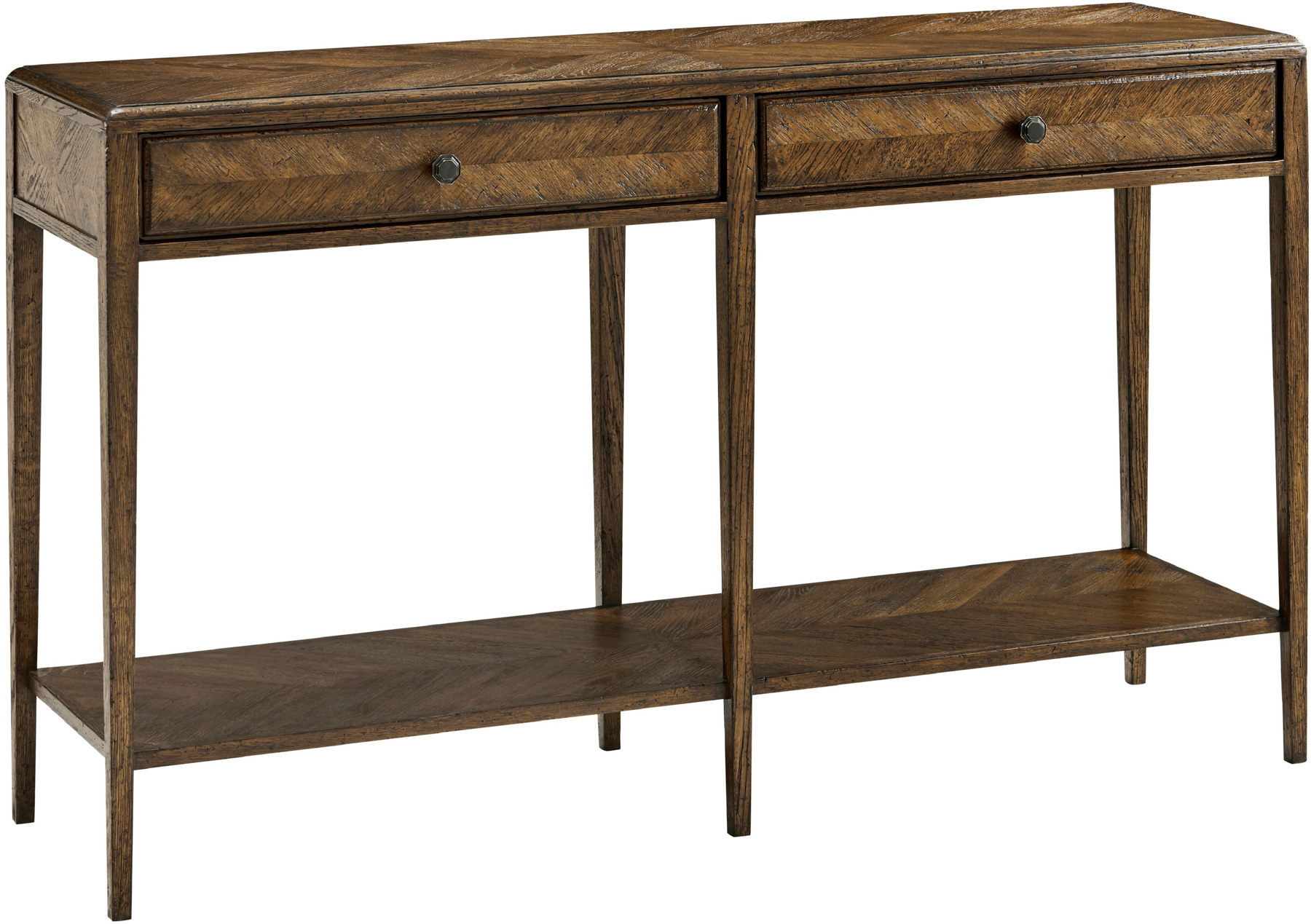 Nova Two Frieze Drawers Console Table