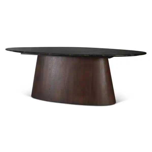 Vista Dining Table - 91"x44", Lava Marble