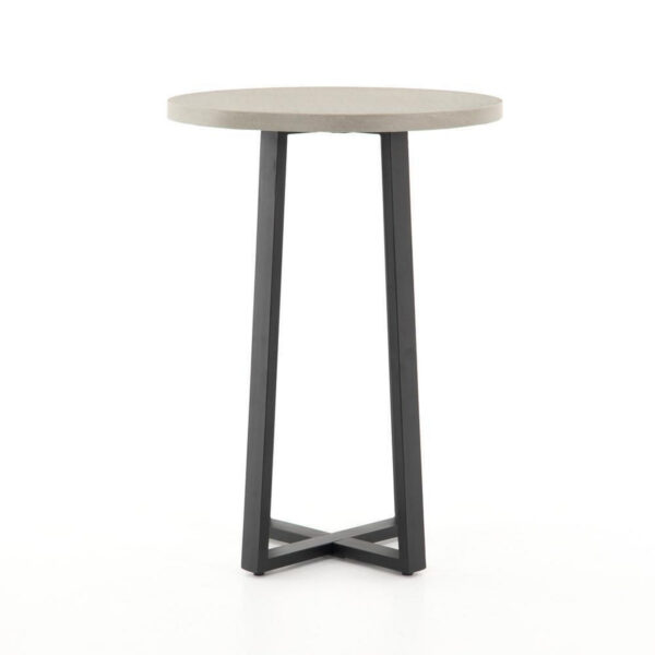 Cyrus Bar Table - Light Grey, Black