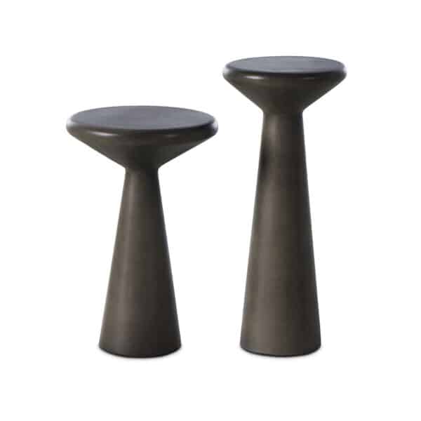 Ravine Concrete Accent Tables, Set of 2