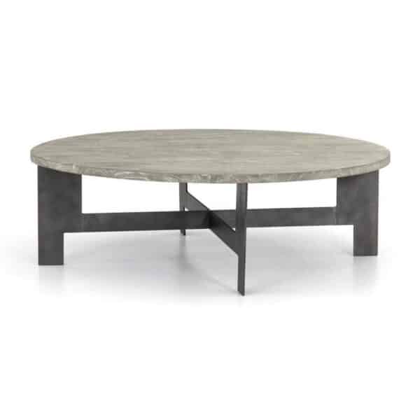 Round Coffee Table with Iron