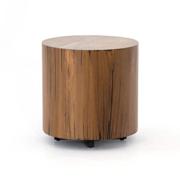 Hudson Round End Table - Natural