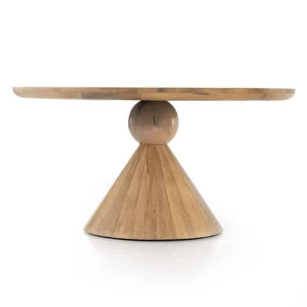 Bibianna Dining Table - Smoked Honey, Blush