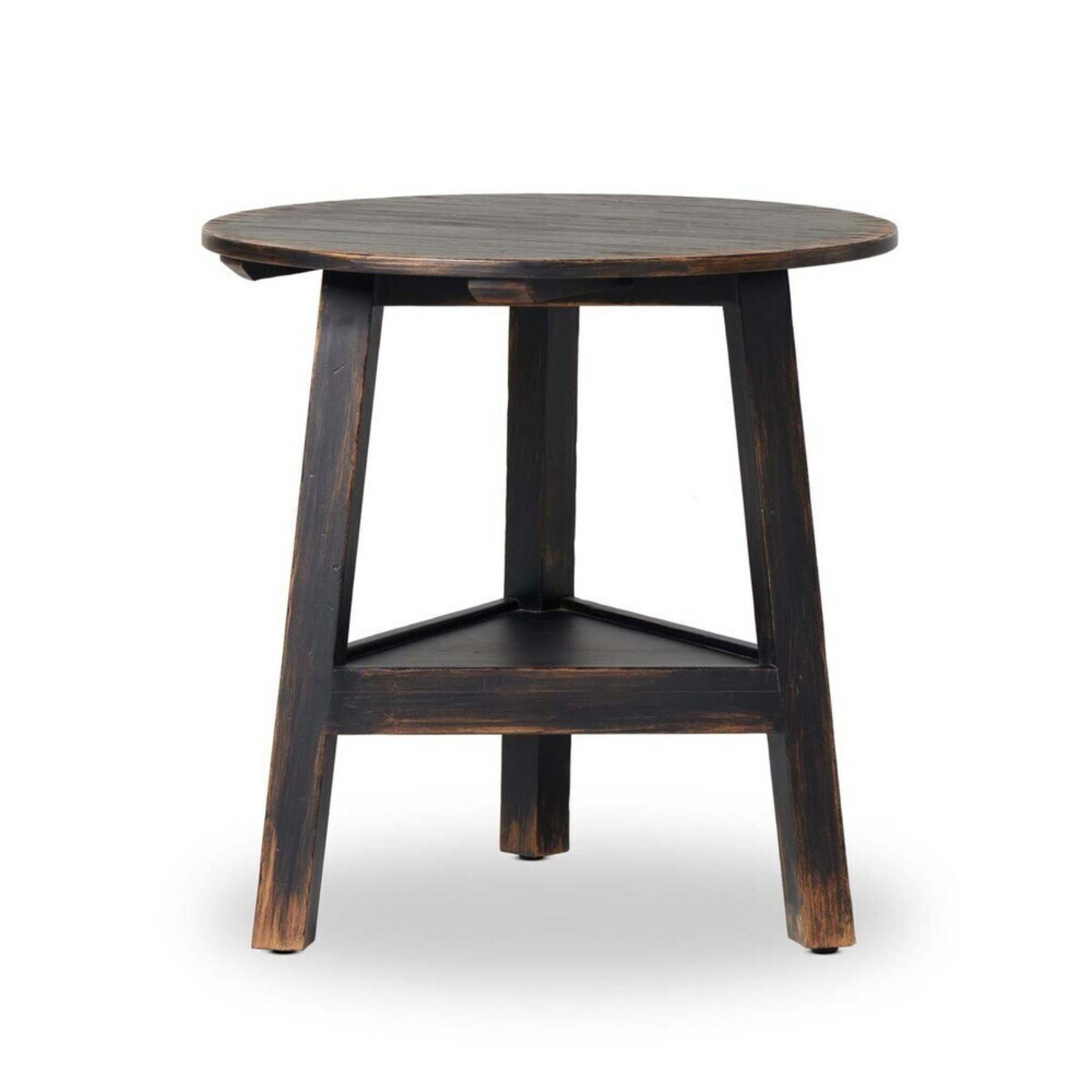 Kickapoo River Cricket Table - Distressed Black