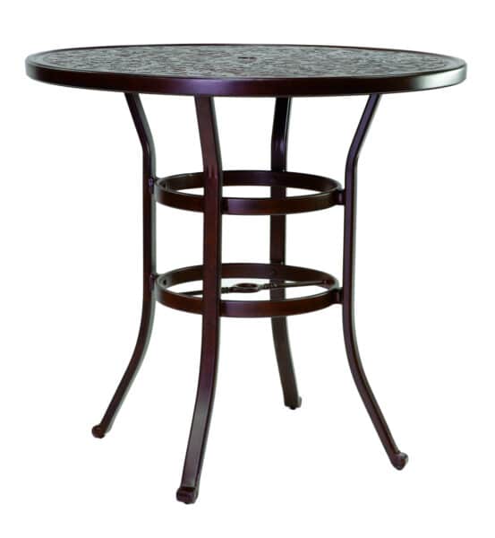 Vintage Round Bar Height Table