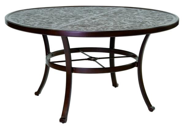 Vintage Round Cast Top Dining Table