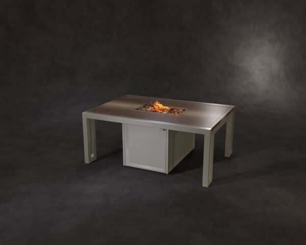 Icon Rectangular Firepit Coffee Table and Lid
