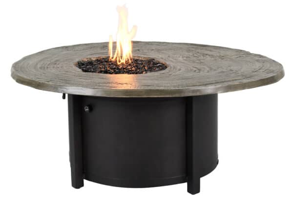 Nature’s Wood Round Firepit Coffee Table