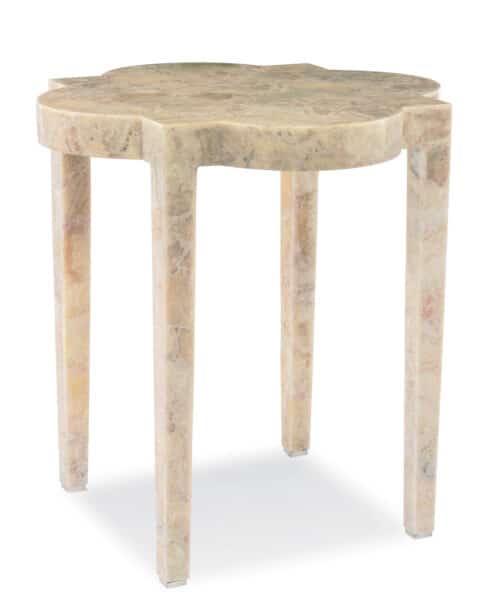 Medallion Stone Side Table