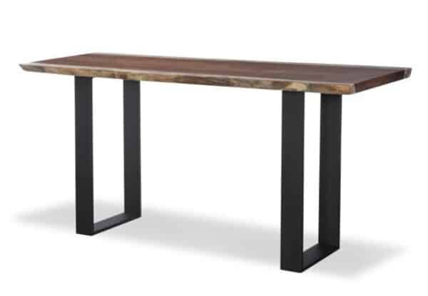Console Table, Oiled Bronze Strap