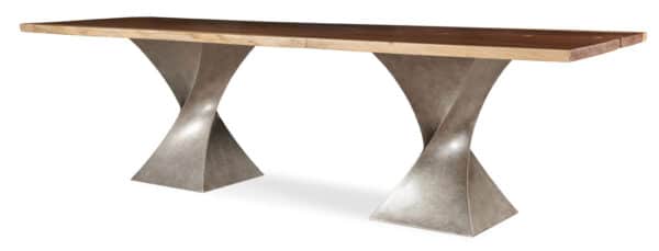 Guanacaste Slab Dining Table with Twist Base