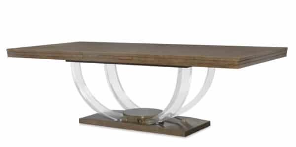 Omni Dining Table with Acrylic Legs