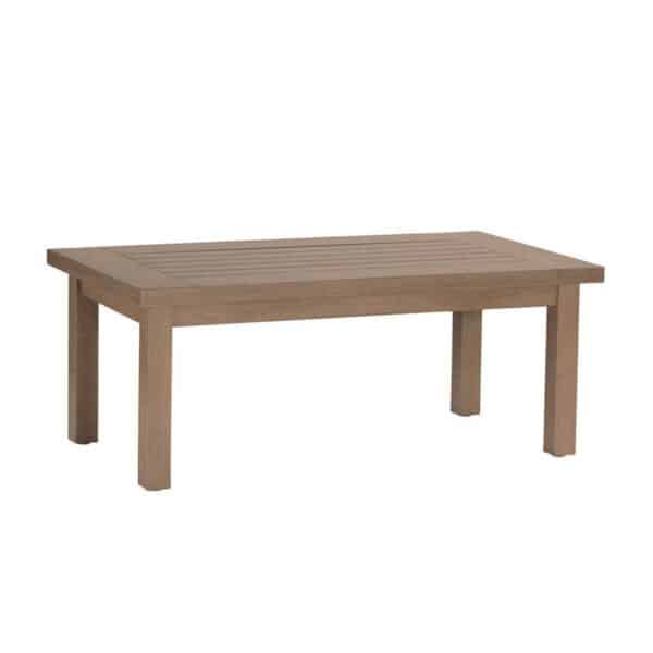 Club Aluminum Rectangular Coffee Table