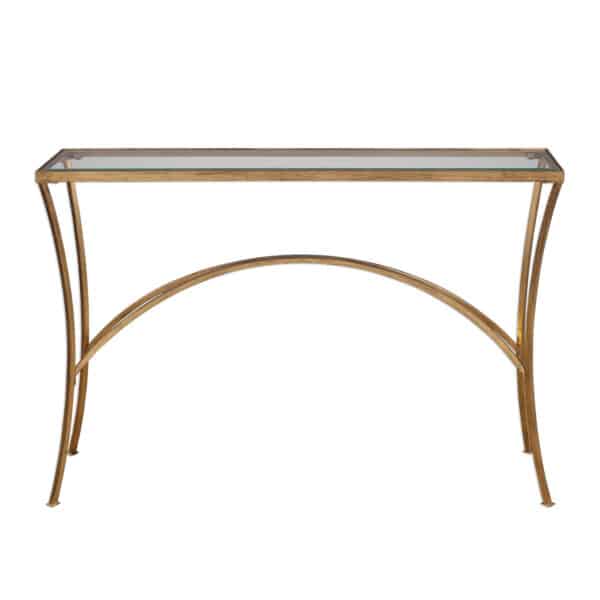 Alayna Console Table - Gold