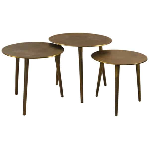 Kasai Coffee Tables, Set of 3