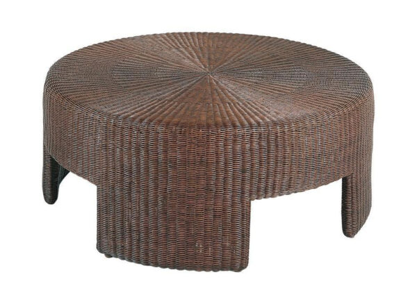 Wicker Round Cocktail Table