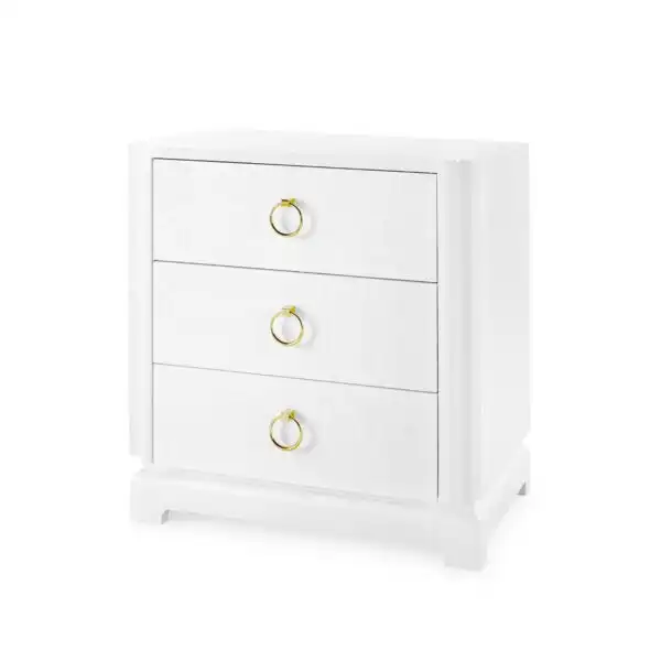 Pavel Three Drawer Side Table