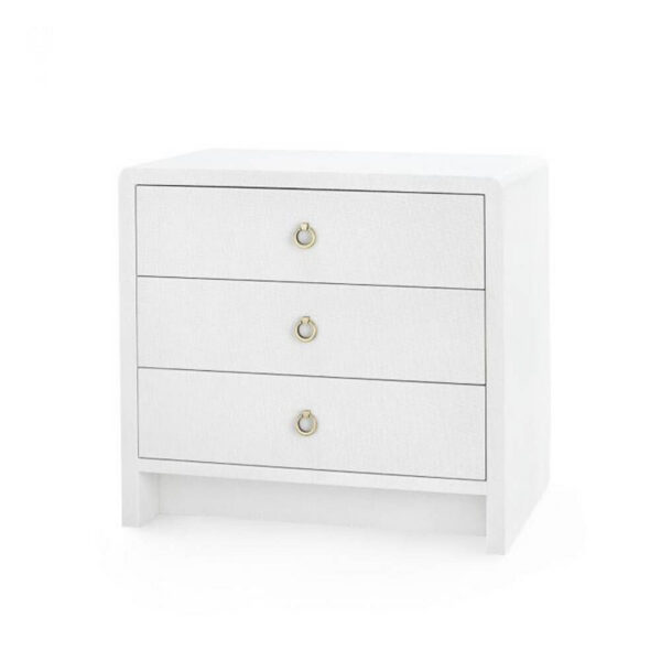 Bryant Linen Three Drawer Side Table