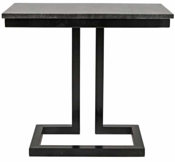 Alonzo Side Table with Marble Top