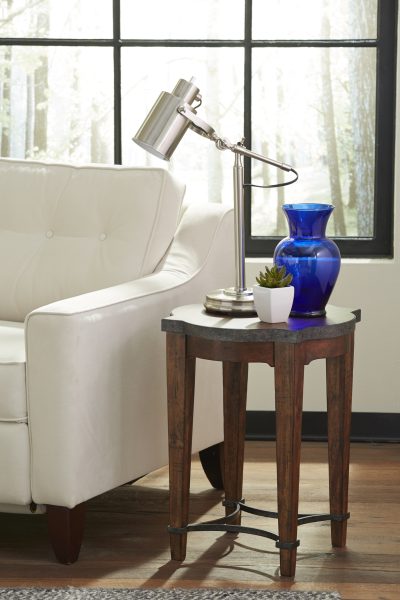 TY Home Ginkgo Round Chairside Table
