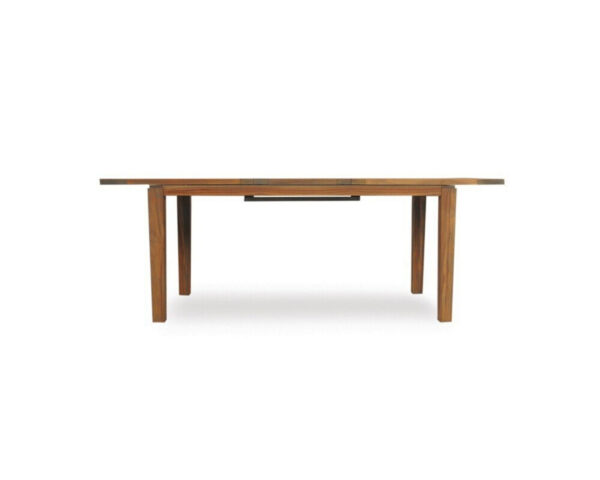 Teak Butterfly Leaf Umbrella Dining Table