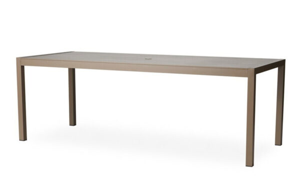Milan Rectangular Umbrella Dining Table