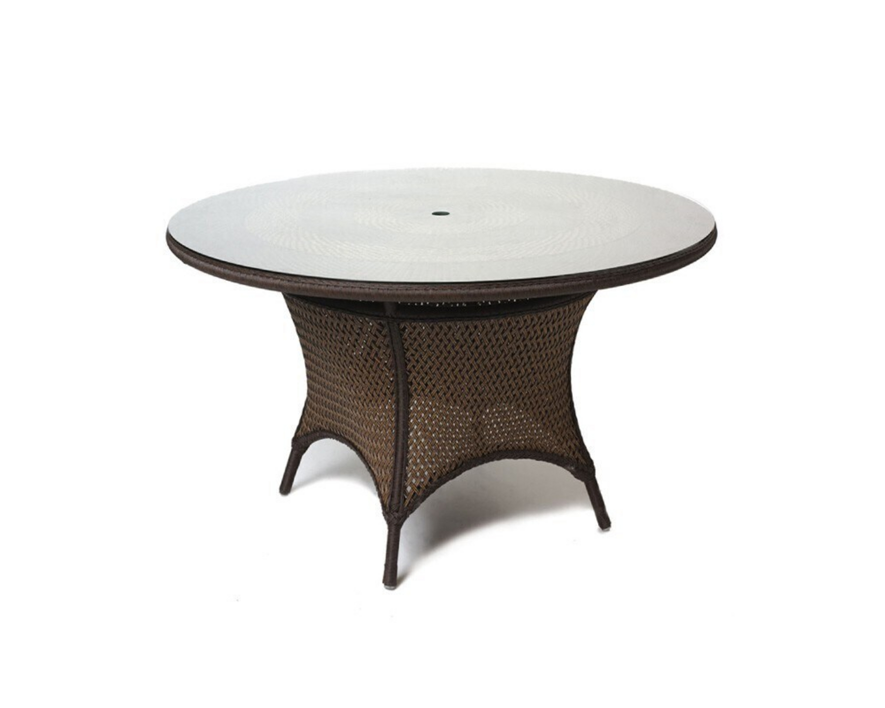 Grand Traverse Round Umbrella Dining Table
