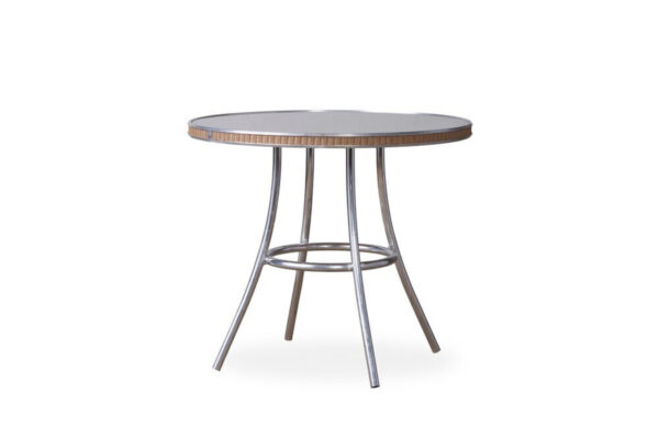 Round Bistro Table with Reversible Glass