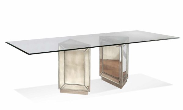 Murano Double Pedestal Table