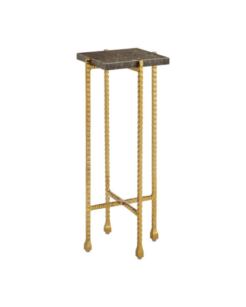 Flying Gold Marble Drinks Table