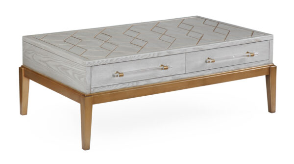 Perrine Wood Rectangular Cocktail Table
