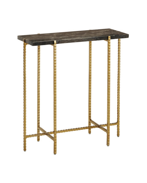 Flying Gold Marble Side Table