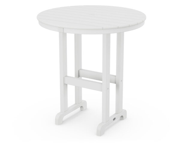Round Farmhouse Counter Table