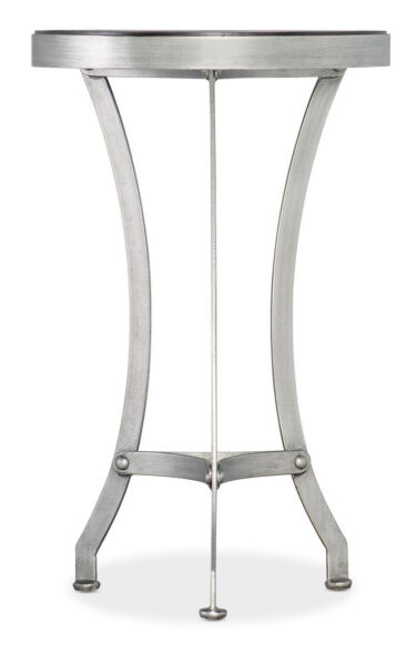St. Armand Martini Table - Black, Brushed Pewter